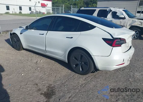 2022 Tesla Model 3 Rear-Wheel Drive from USA, damaged, VIN 5YJ3E1EA3NF329452